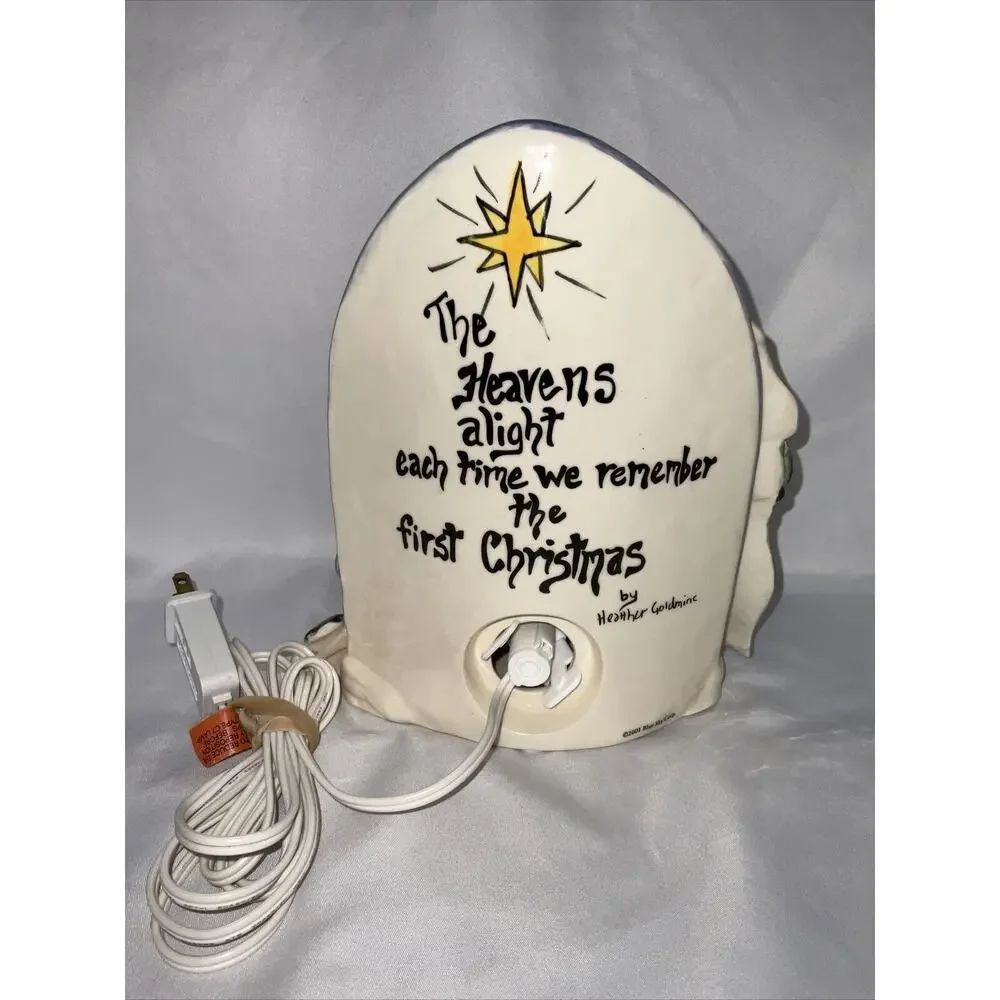 Blue Sky Clayworks Heather Goldminc Traditional Nativity Light Up Figural Scene - Picture 3 of 4